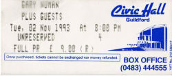 Guildford Ticket 1993